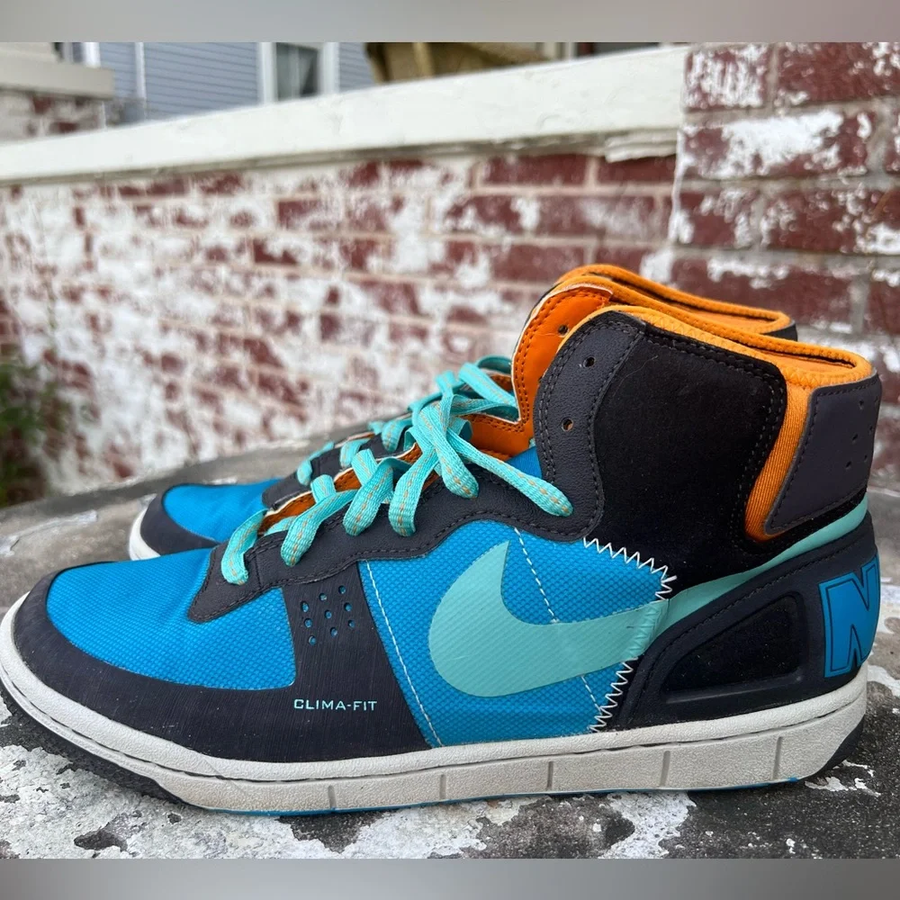 Nike Terminator Hybrid 2008 Blue Orange 344647-431 Sz 10